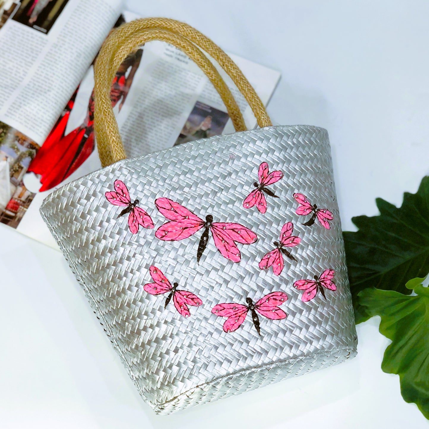 Sedge Bag - Pink Dragonfly - M