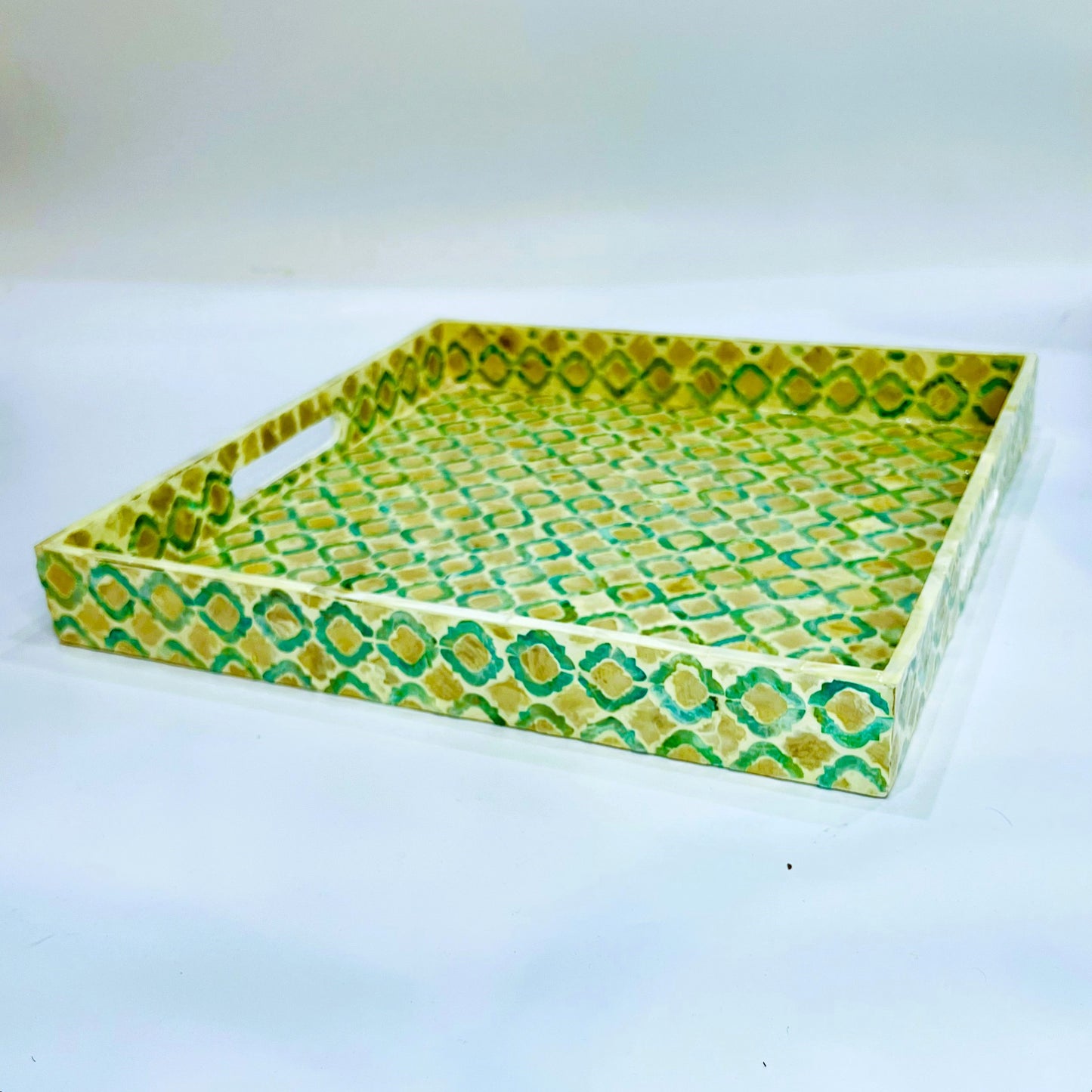 Mussel Rectangle Tray - Green