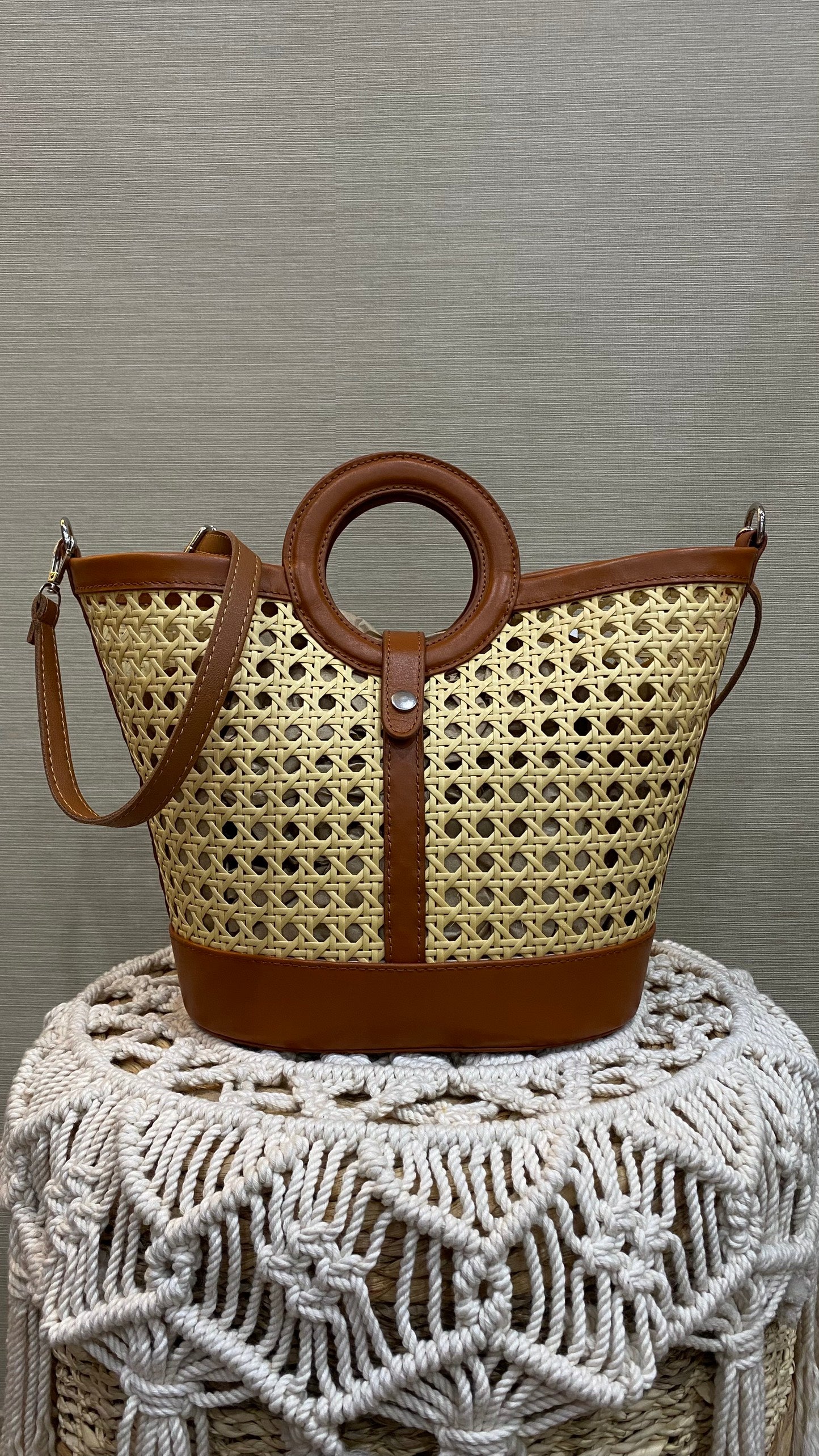 Rattan Handbag